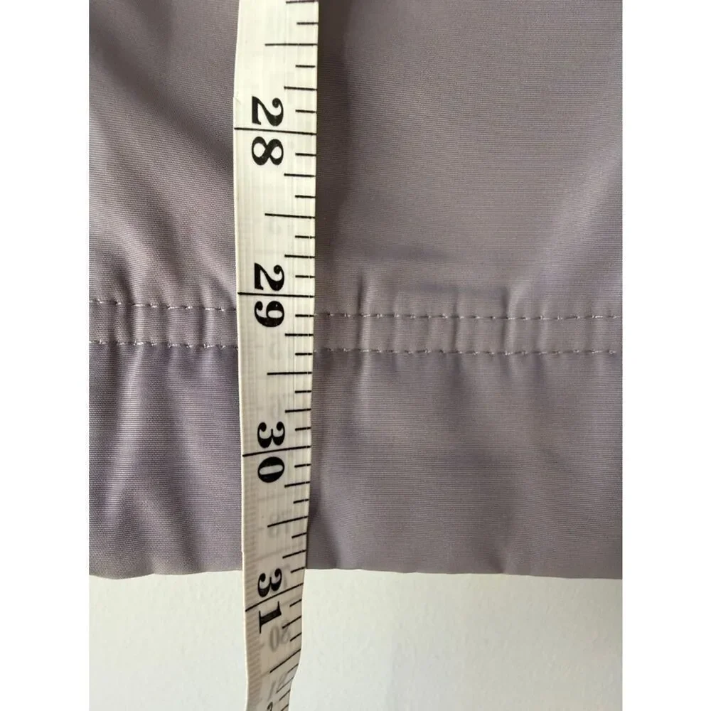ALO High Waist Ski Moto Puffer Pants Fog Grey Blue Size